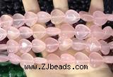 CCN5945 15 inches 14*14mm heart candy jade beads Wholesale