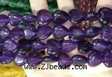 CCN5949 15 inches 14*14mm heart candy jade beads Wholesale