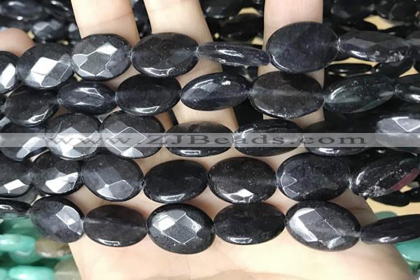 CCN5984 15 inches 13*18mm faceted oval candy jade beads