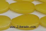 CCN616 15.5 inches 22*30mm twisted oval candy jade beads wholesale