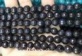 CCN6300 15.5 inches 8mm faceted round candy jade beads Wholesale