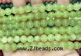 CCN6322 15.5 inches 8mm faceted round candy jade beads Wholesale