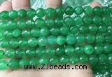 CCN6350 6mm, 8mm, 10mm, 12mm & 14mm faceted round candy jade beads