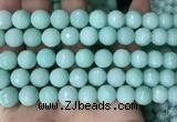 CCN6353 6mm, 8mm, 10mm, 12mm & 14mm faceted round candy jade beads