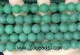 CCN6364 15.5 inches 6mm, 8mm, 10mm & 12mm round matte candy jade beads