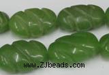 CCN683 15.5 inches 15*23mm carved oval candy jade beads wholesale