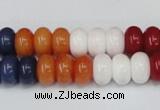 CCN721 15.5 inches 6*10mm rondelle candy jade beads wholesale