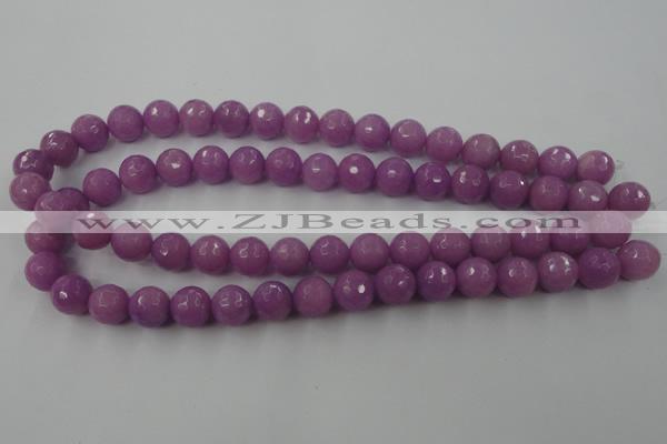 CCN863 15.5 inches 16mm faceted round candy jade beads