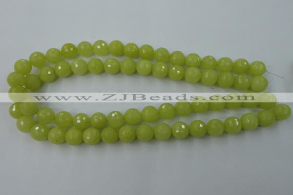 CCN896 15.5 inches 20mm faceted round candy jade beads