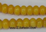 CCN91 15.5 inches 8*12mm rondelle candy jade beads wholesale