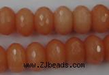 CCN917 15.5 inches 10*14mm faceted rondelle candy jade beads