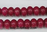 CCN93 15.5 inches 8*12mm rondelle candy jade beads wholesale