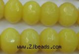 CCN948 15.5 inches 14*18mm faceted rondelle candy jade beads