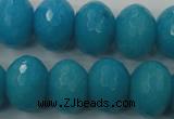 CCN951 15.5 inches 14*18mm faceted rondelle candy jade beads