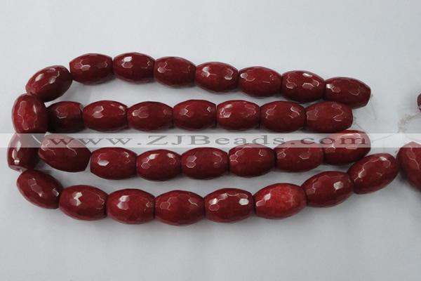 CCN963 15.5 inches 18*25mm faceted drum candy jade beads