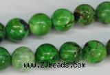 CCO125 15.5 inches 12mm round dyed natural chrysotine beads