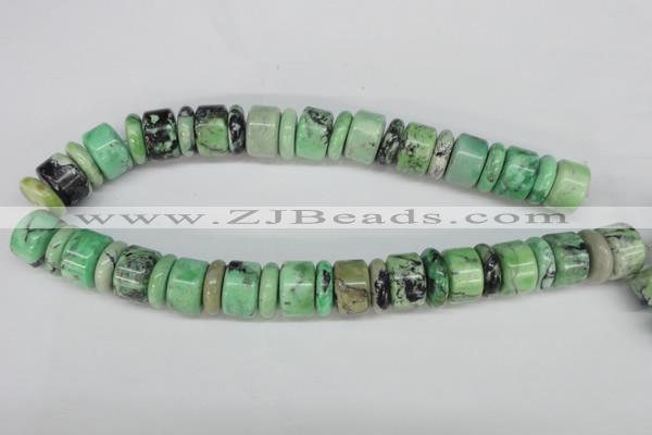 CCO19 15.5 inches 6*14mm & 12*18mm rondelle natural chrysotine beads