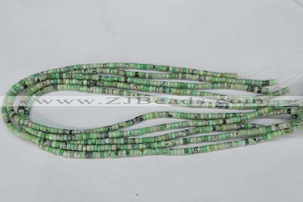 CCO24 15.5 inches 2*4mm tyre natural chrysotine beads