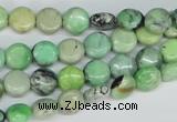 CCO31 15.5 inches 8mm flat round natural chrysotine beads