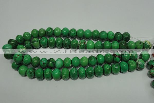 CCO315 15.5 inches 13*18mm rondelle dyed chrysotine beads wholesale