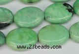 CCO37 15.5 inches 15*20mm oval natural chrysotine beads