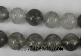 CCQ304 15.5 inches 12mm round cloudy quartz beads wholesale