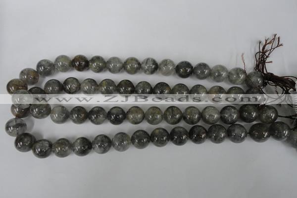 CCQ305 15.5 inches 14mm round cloudy quartz beads wholesale