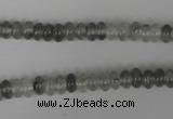 CCQ325 15.5 inches 4*6mm rondelle cloudy quartz beads wholesale