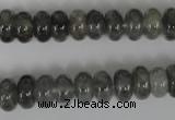 CCQ327 15.5 inches 6*10mm rondelle cloudy quartz beads wholesale