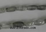 CCQ355 15.5 inches 6*12mm cuboid cloudy quartz beads wholesale