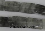 CCQ431 15.5 inches 15*20mm rectangle cloudy quartz beads wholesale
