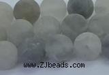 CCQ563 15.5 inches 10mm round matte cloudy quartz beads wholesale