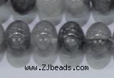 CCQ72 15.5 inches 13*18mm rondelle cloudy quartz beads wholesale