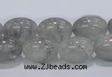 CCQ82 15.5 inches 13*18mm rice cloudy quartz beads wholesale