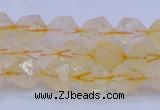 CCR311 15.5 inches 6mm faceted nuggets citrine gemstone beads