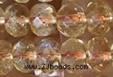 CCR335 15.5 inches 5*7mm faceted rondelle natural citrine beads