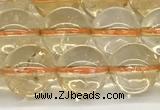 CCR347 15.5 inches 10mm round natural citrine beads wholesale