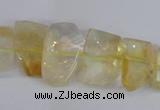CCR355 15.5 inches 13*18mm - 15*20mm freeform natural citrine beads