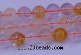 CCR361 15.5 inches 6mm round citrine beads wholesale