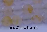 CCR372 15.5 inches 8mm round matte citrine beads wholesale