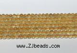 CCR378 15.5 inches 6mm round citrine gemstone beads wholesale