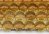 CCR410 15 inches 6mm round natural citrine beads