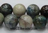 CCS03 15.5 inches 16mm round natural chrysocolla gemstone beads