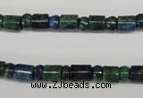 CCS152 15.5 inches 4*6mm rondelle & 6*7mm tube dyed chrysocolla beads