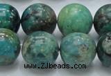 CCS17 15.5 inches 18mm round natural chrysocolla gemstone beads