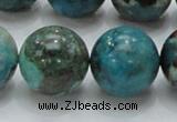 CCS18 15.5 inches 20mm round natural chrysocolla gemstone beads