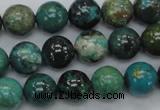 CCS19 15.5 inches 12mm round natural chrysocolla gemstone beads