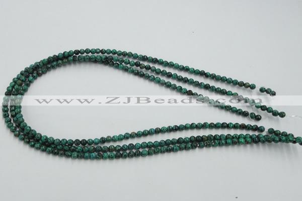 CCS201 15.5 inches 4mm round natural Chinese chrysocolla beads