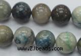 CCS22 15.5 inches 14mm round natural chrysocolla gemstone beads