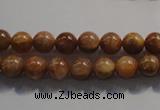 CCS351 15.5 inches 6mm round AB grade natural golden sunstone beads